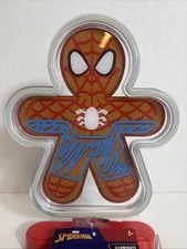 Marvel Spider-Man Christmans Decor Neon Light & Stand Gingerbread Man