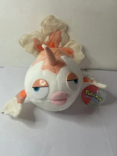 Derpy-looing Goldeen Soft Plush Toy 90s Vintage.