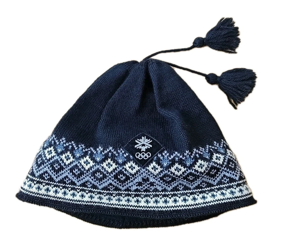 De Colección Dale Of Norway Sombrero Tejido de Lana Noruego Nordic Fair Isle Gorro 02 Equipo de Esquí Foto 2 de 4