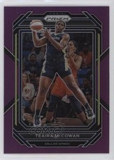 2023 Panini Prizm WNBA Purple Prizm 38/149 Teaira McCowan #52 2qw