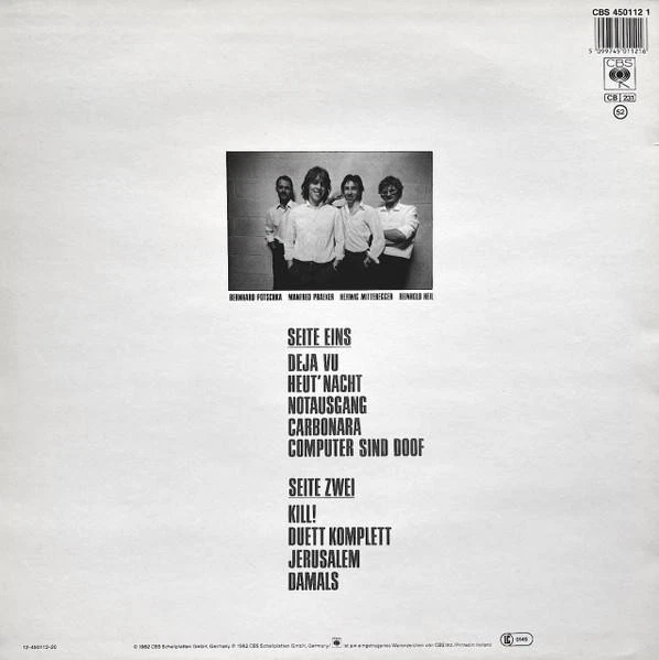 Spliff 85555 LP vinyl Germany Cbs with inner sleeve and insert CBS4501121 - Bild 2 von 4