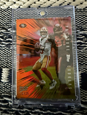 Topps Brock Purdy 49ers Topps Composite Pressure Cookers #20/25 Insert