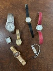 Vintage Quartz Watch Lot Timex Indiglo Accutime Womens Mens Watches AS-IS