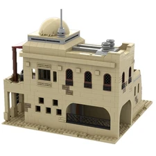 Hot Sale Tatooine Mos Eisley Villa Minifig Scale Building Toys Set 1207