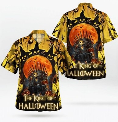 New Jack The King Of Halloween Hawaiian Shirt