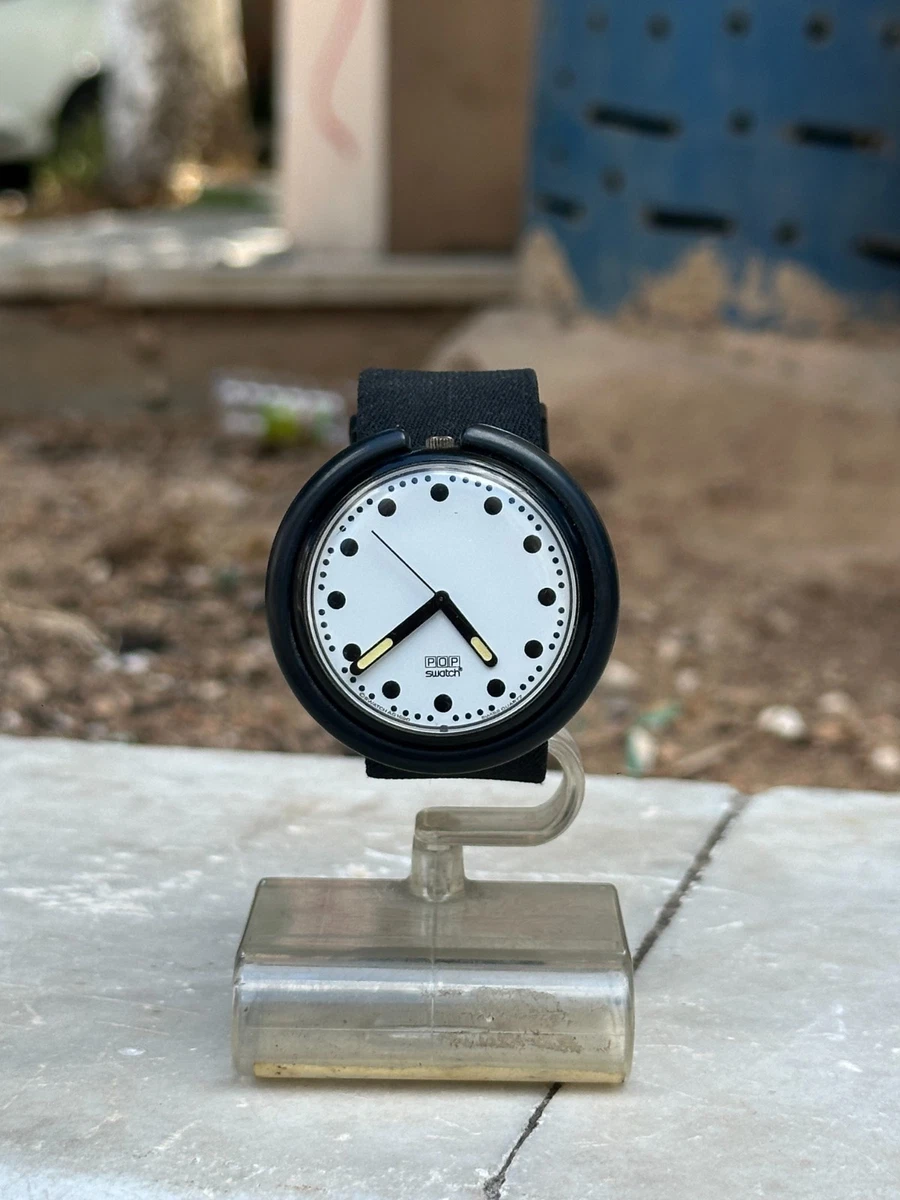 Preços baixos em Relógios de pulso pulseira de Plástico Swatch Pop