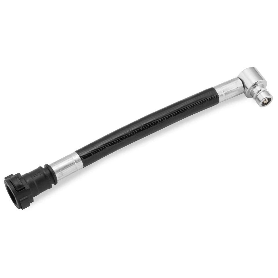 Goodridge EFI Line recubierto de negro FLH 02-06 FXD 04-15 SFTL 01-15 HDFL-001EFI/BK Foto 3 de 4