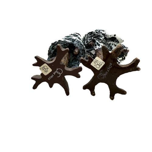 Vtg Dept 56 Snow Pine Trees 2 Heritage Village Christmas Accessory Figurines - Picture 6 of 9