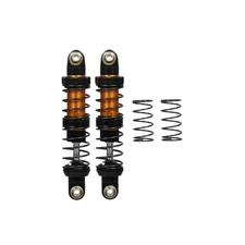 1/10 Metal 2*Shock Absorber+2*Springs For Axial TRX-4 SCX10 90046 4WD D90 HSP M