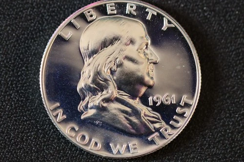 1961 PROOF Franklin Half Dollar 90% Silver *BF11