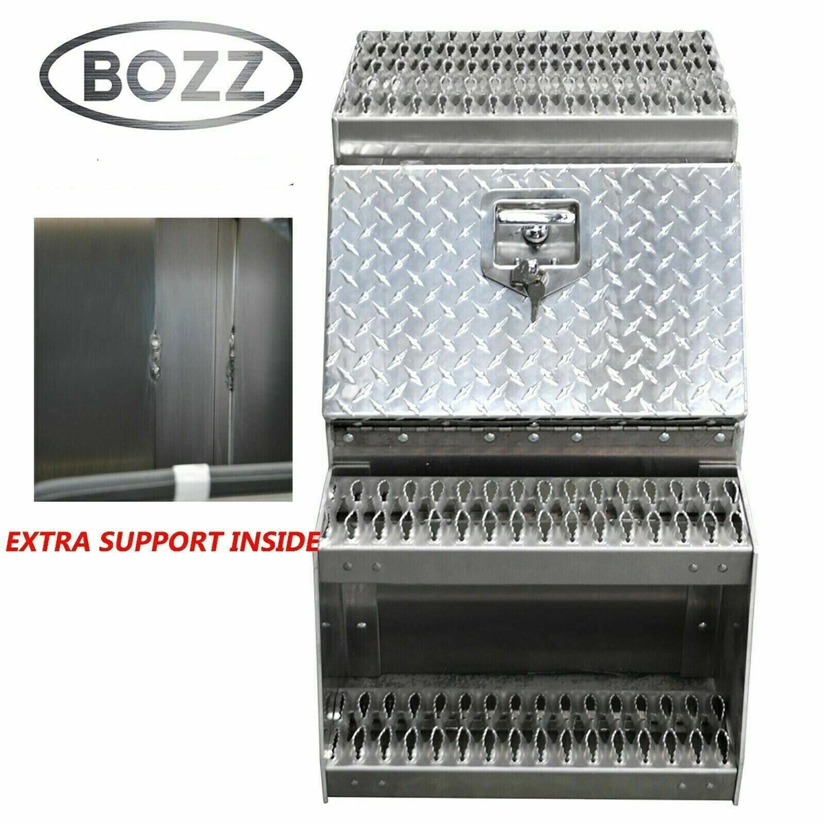 Aluminum step box deals
