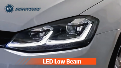 送込‼️GOLF7 US純正 ハロゲン headlight 2013-2018 Headlights Fit