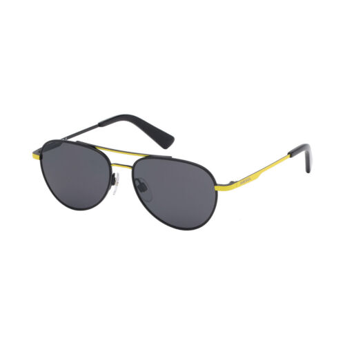 Diesel Kids Pilot Sunglasses DL0291 41A Black Yellow/Grey 50mm JUNIOR - Picture 1 of 3