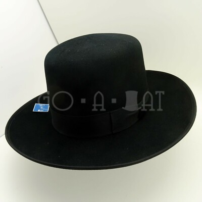 CLASSIC Fur Felt Women Bowler Derby Hat Stiff Wide Brim  display picture 2