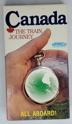 Canada The Train Journey All Aboard VHS VCR Tape Anne Martin Ride Along V3