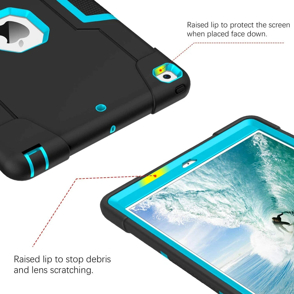 Shockproof Heavy Duty Hard Case Stand Cover for iPad 4th/3rd/2nd Gen - Image 4 of 4