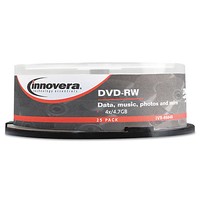Innovera Dvd-rw Discs 4.7gb 4x Spindle Silver 25/pack 46848 on sale Innovera Dvd-rw Discs 4.7gb 4x Spindle Silver 25/pack 46848 on sale