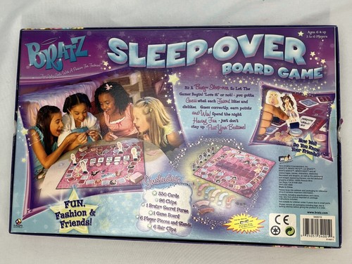 MGA Bratz Sleep-Over Board Game A Slumber Party Guessing Game - Picture 5 of 23