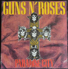 GUNS N ROSES  PARADISE CITY  SEALED 7" 2018  YELLOW VINYL