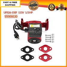For Grundfos 95906630 UPS26-150F Cast Iron Circulator Pump 115V 1/3 HP Cast Iron