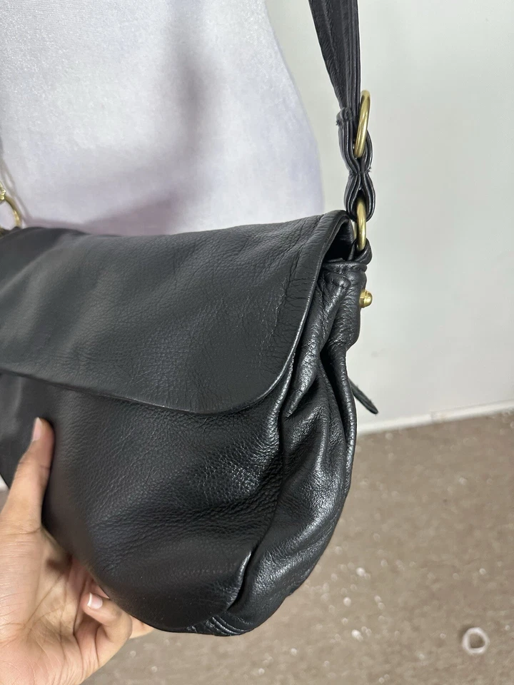 Sas Womens Black Color Leather Crossbody Bag - Image 4 of 4