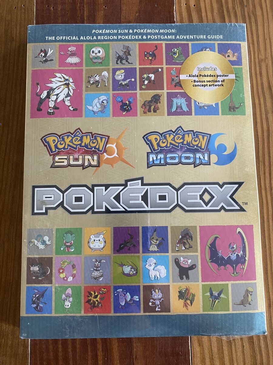 Pokemon Alola Region Pokedex and Post Game Guide New SEALED Sun and Moon