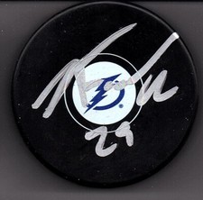 NOLAN FOOTE TAMPA BAY LIGHTNING SIGNED AUTOGRAPHED PUCK W/ COA