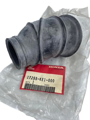 HONDA MTX125 MTX125R/RII/RW/B AIR CLEANER TUBE CONNECTING NOS P/N 17255-ke1-000