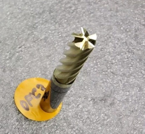 GW 3/8" DIA. X 1" LOC X 3/8" SHK X 2.5"OAL, 5-FL CARBIDE END MILL, RECONDITION - Picture 3 of 4