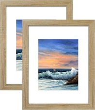 2 pack 16x20 Picture Frame Display  11x14 with Mat or 16x20 without Mat