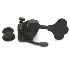 Hipshot Black Ultralite Clover 1/2" Bass Drop D Machine Head De-tuner X-tender