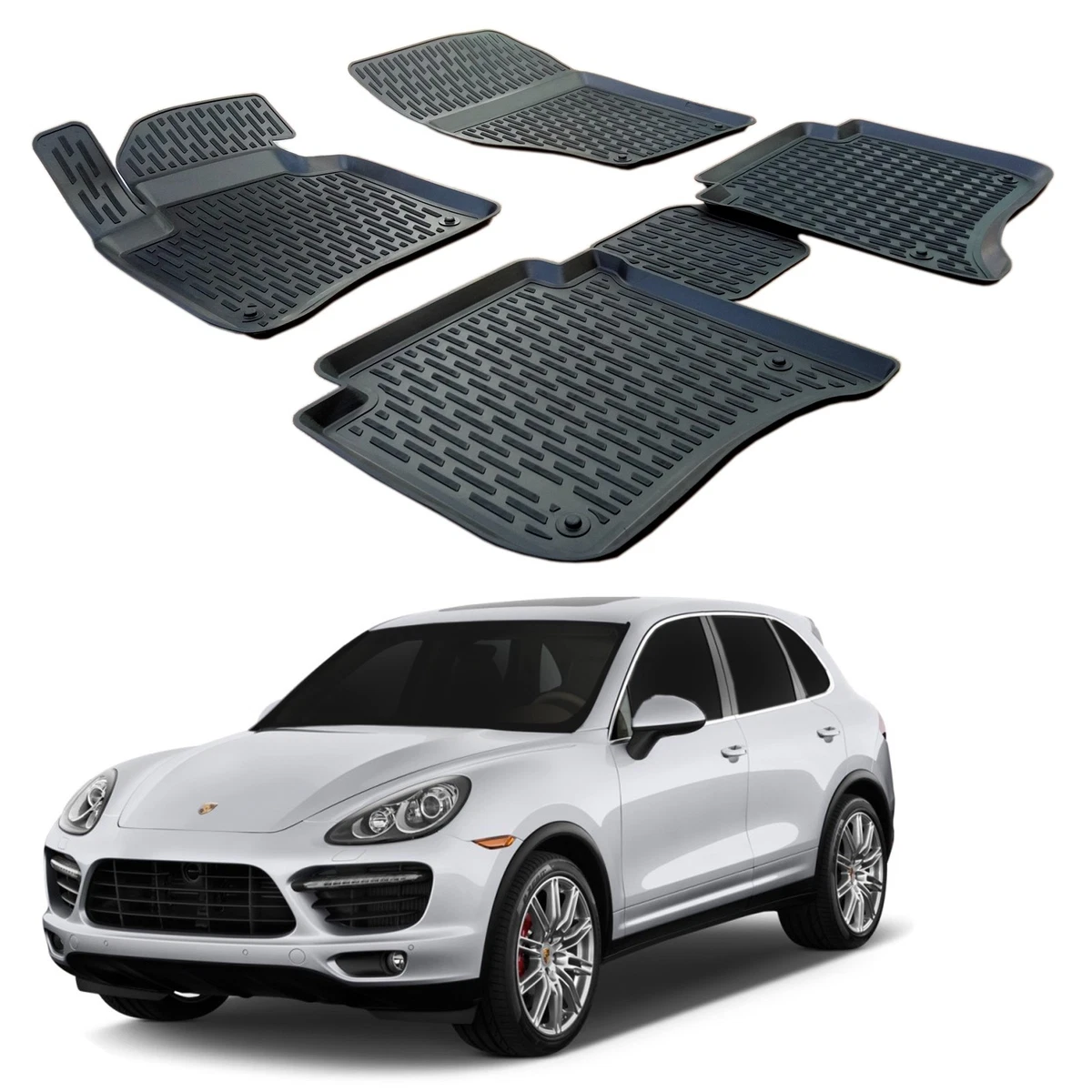 TAPPETI TAPPETINI AUTO 3D A VASCHETTA IN GOMMA Specifici COMPATIBILI con 500 L prodotte dal 06/2017 in poi - 8000785