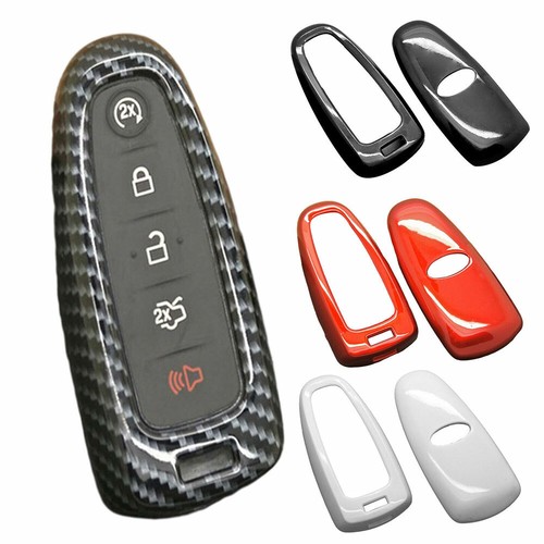 Premium ABS Remote Start Car Key Fob Case Cover Shell Fits Fitsd Edge 2012-2015 - Picture 4 of 19