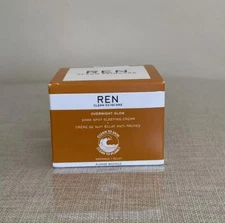Ren Clean Skincare Overnight Glow Dark Spot Sleeping Cream 1.7 oz NIB SEALED