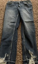 NWT WOMENS VERVET HAYLIE HIGH RISE SKINNY JEANS-SIZE 31-MEDIUM BLUE