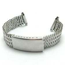 16 mm 18 mm 21 mm Stainless Steel Adjustable Watch Bracelet