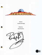 BILLY BOB THORNTON SIGNED AUTOGRAPH ARMAGEDDON FULL SCRIPT BAS BECKETT