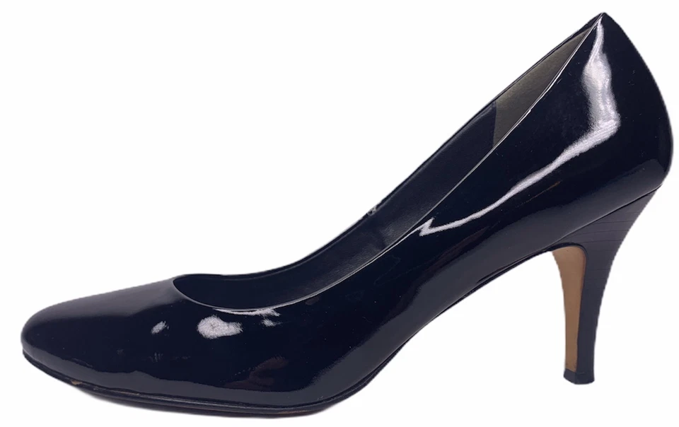 Cole Haan 女式 10.5 B 码空气黑色漆皮高跟鞋 H10 D33393 — 第 4/4 张图片