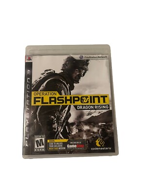 Operation Flashpoint: Dragon Rising (Sony PlayStation 3 PS3)W/Manual, Tested)
