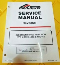 1993 Mercury Revision Electronic Fuel Injection 454502 Svc Man. 90-823224940