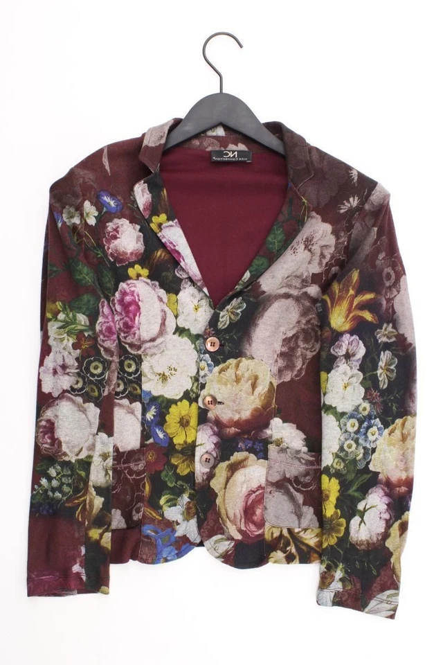 ⭐ Nice Connection Classic Blazer für Damen Gr. 40, M mit Blumenmuster lila ⭐ - Bild 4 von 4