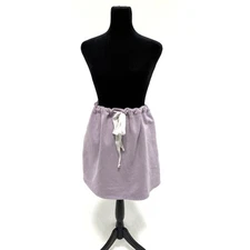 lilac sweats drawstring skirt mini