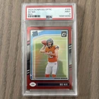 2024 Panini Donruss Optic - Rated Rookie Bo Nix #209 Red Prizm /125 (RC) PSA 9