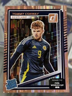2025-26 Donruss Road to FIFA World Cup TOMMY CONWAY RC Rated Rookie Bronze