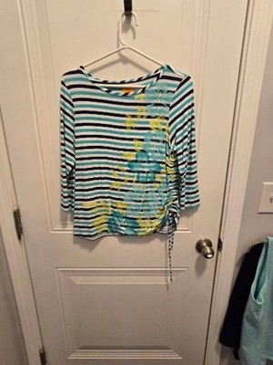 Women's Rudy Rd. 3/4 Sleeve Top - Size PM multicolor