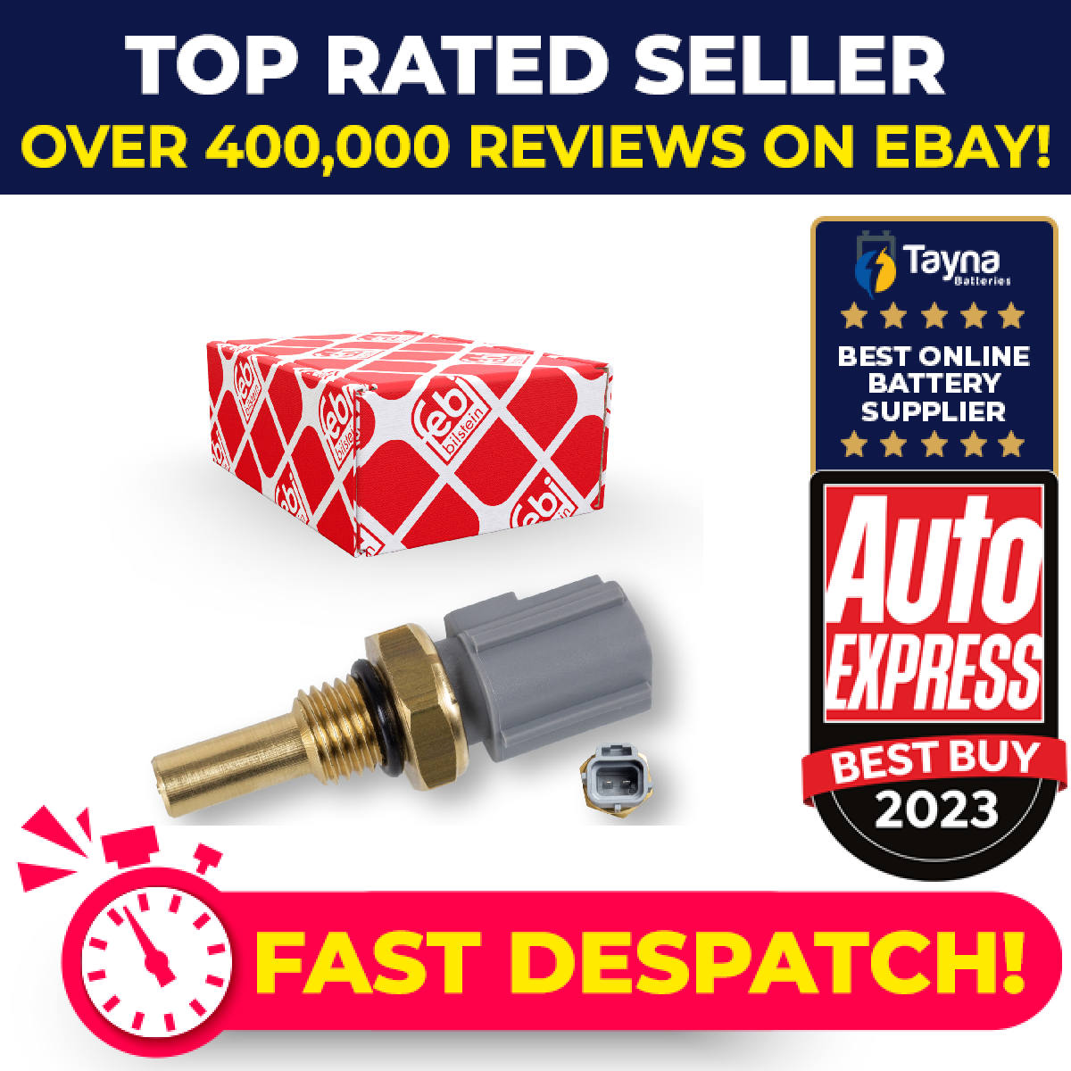 Coolant Temperature Sensor fits SUZUKI WAGON R RB 413D 1.3D 03 to 08 Z13DT Febi