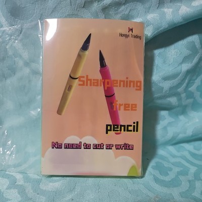 Hongyi trading sharpening free pencil QTY  6 pack with tips RARE   