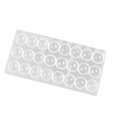24 Hohlraum rund Schokoladenform DIY Pudding Bonbon -Gelee -Schimmelpilze