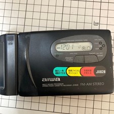 Aiwa HS-JX828 Cassette Player Walkman Silver Power On Tested Junk Japan JDM FS