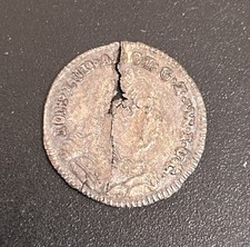 RARE GERMAN STATES WIED-RUNKEL 1758 KREUZER KM-10 UNC PLANCHET SPLIT CAT. $1000+